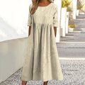 Women's Vintage Birds On Trees Comfortable Dress elevenforest