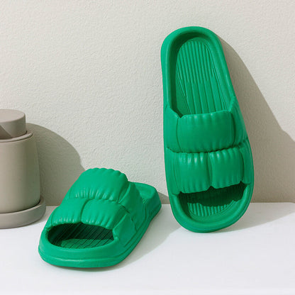 Cushy Stylish Puffer Slides Sandals