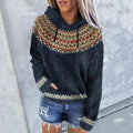 Merino Wool Cable Pattern Hooded Sweater elevenforest