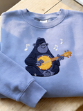 Comstylish Interesting Animal Pattern Design Casual Round Neck Sweatshirt