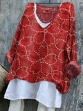 Women's Japanese Cherry Blossom Embroidered Linen Blend Shirt elevenforest
