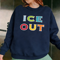Comstylish Ice Out Slogan Printed Women's Casual Sweatshirt