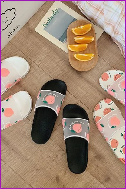 Kawaii Cartoon Fruit Beach Slippers F14840