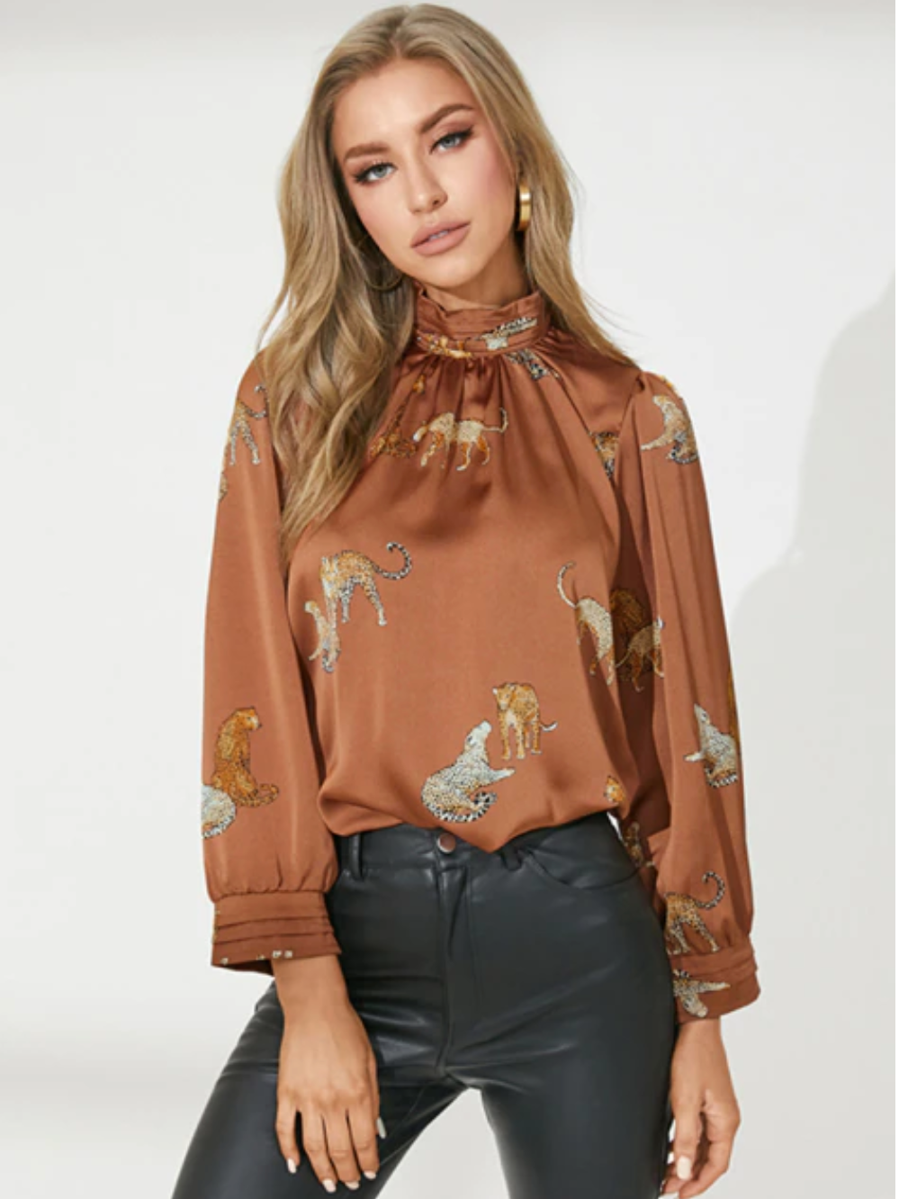 Weina Satin Top