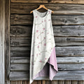 Women's Vintage Rose Embroidery Art Irregular Dress elevenforest