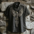 Men's Celtic Knot Eagle Totem Mythology Shirt elevenforest
