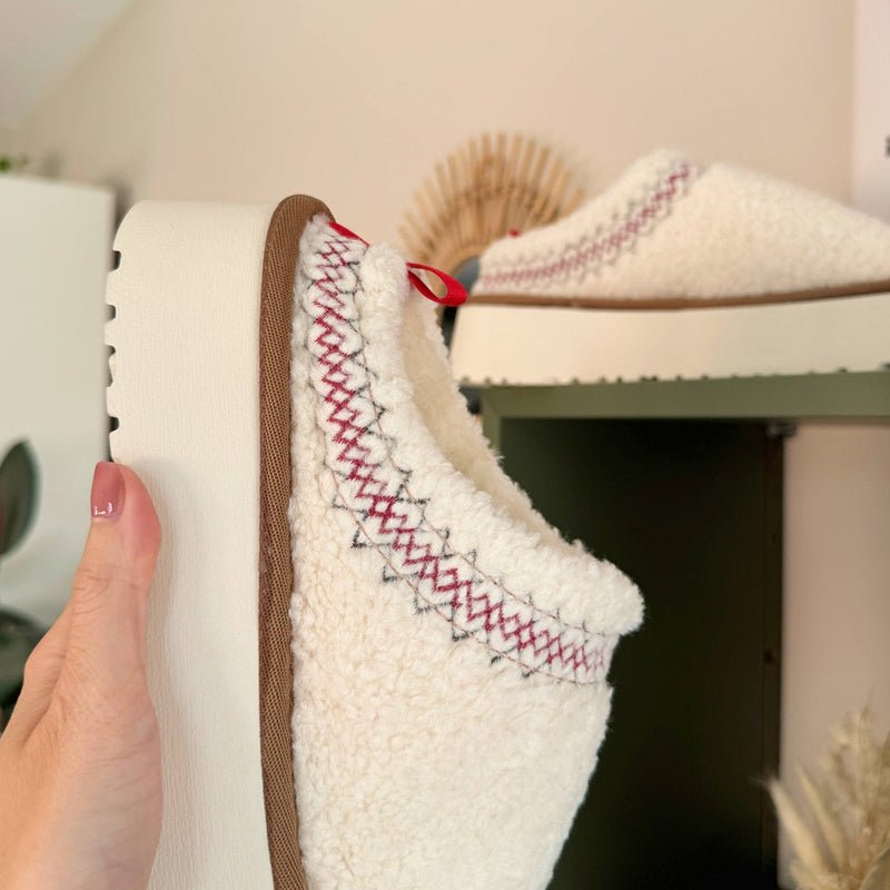 Sherpa Fleece Platform Slippers - Buy 1 Get 1 Free