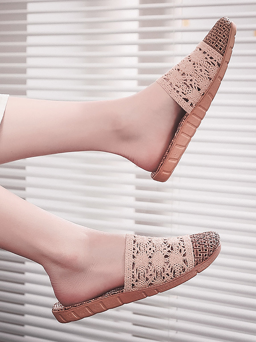 Summer Rattan Weaving Indoor Slippers Bn1024