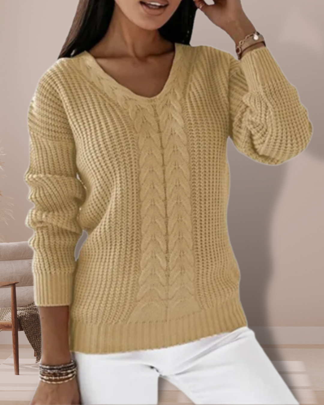 Gracefully Designed Sweater