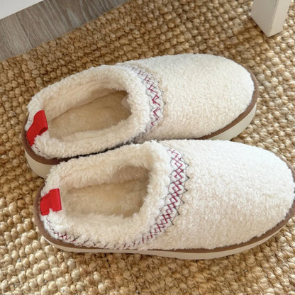 Sherpa Fleece Platform Slippers - Buy 1 Get 1 Free