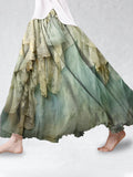 Elegant Lace Patchwork Flowing Vintage Skirt elevenforest