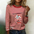 Comstylish Women's Cologne Carnival Mouse Graphic Crew Neck T-shirt