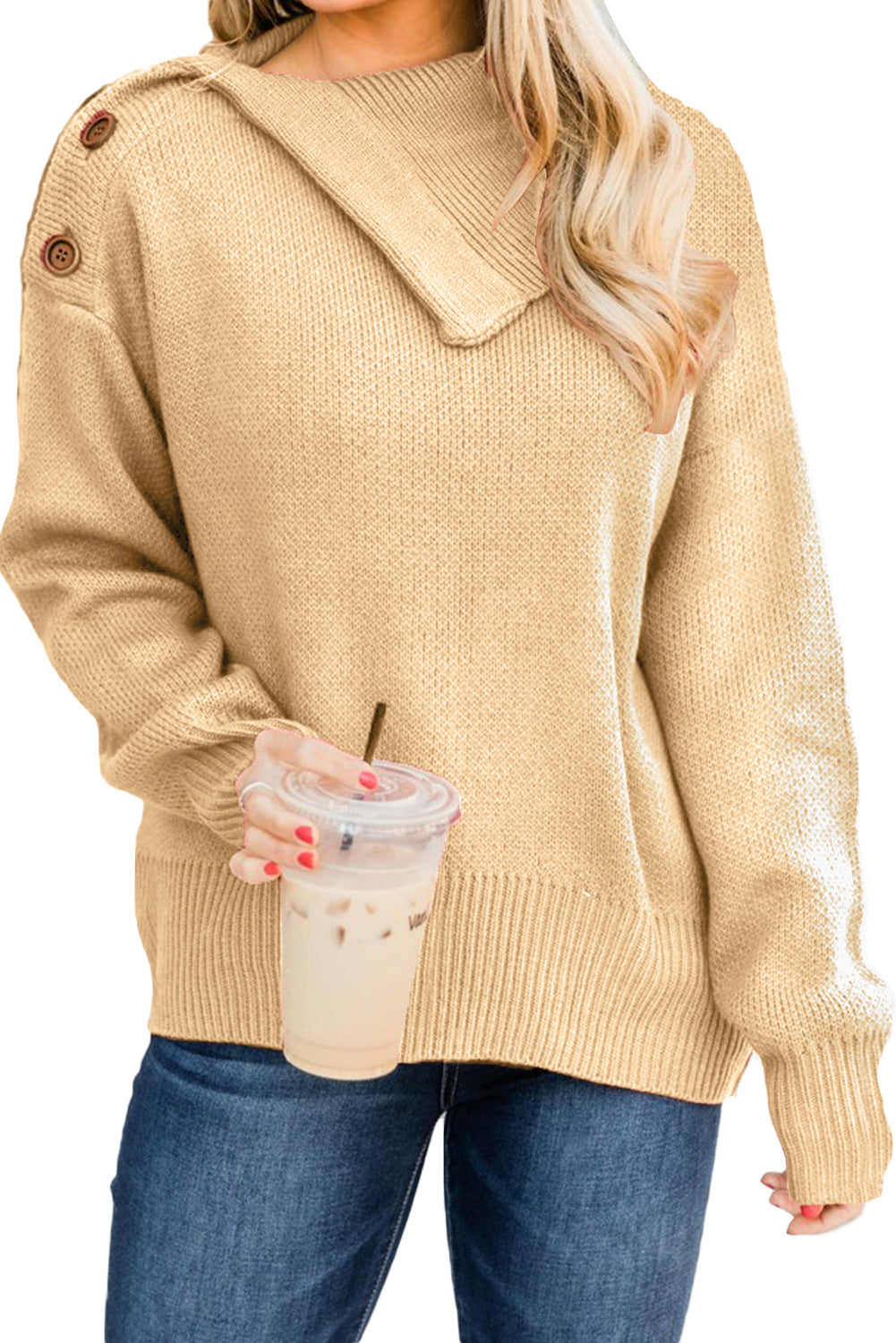 Gracefully Designed Sweater