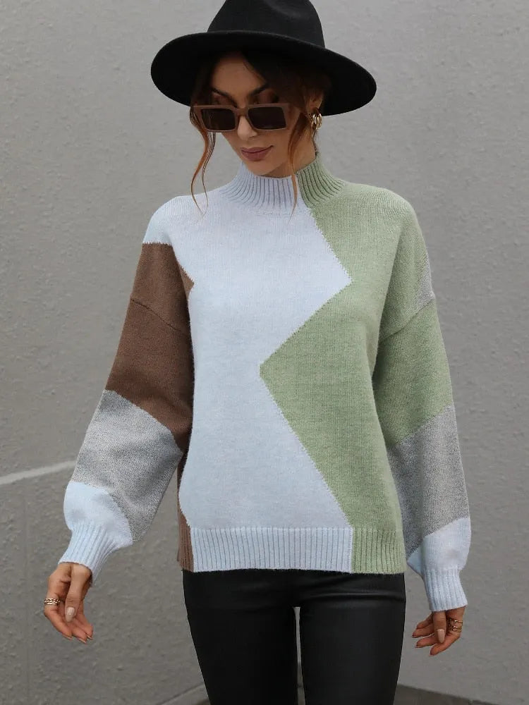 Diana Geometric Sweater
