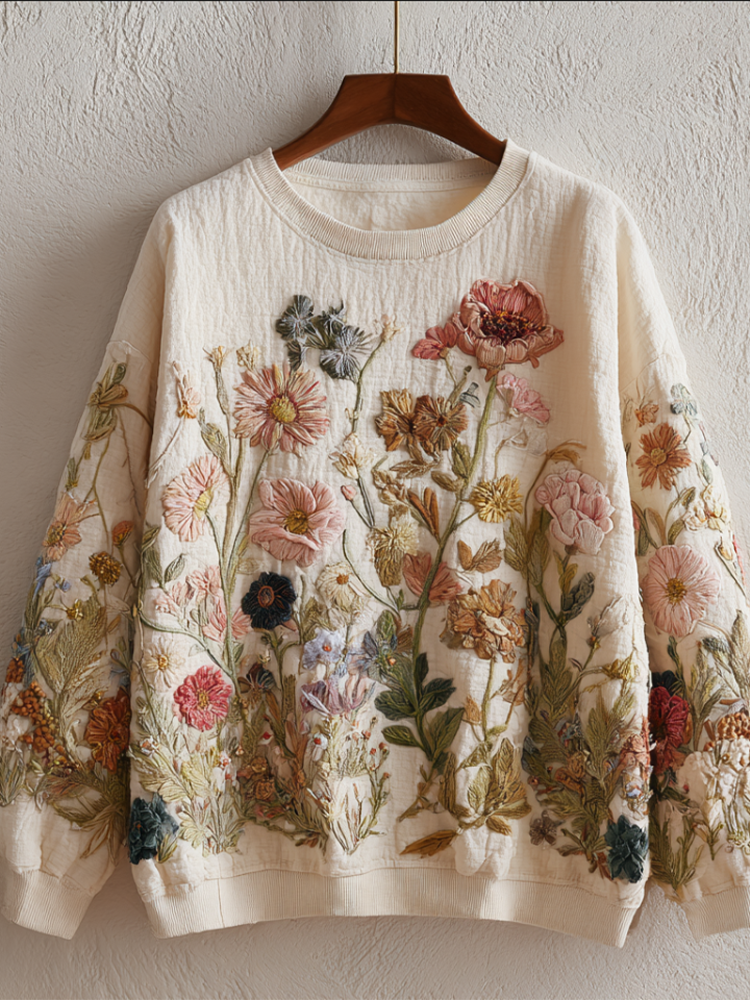 Bohemian Style Plant And Flower Elements  Women's Shirt elevenforest
