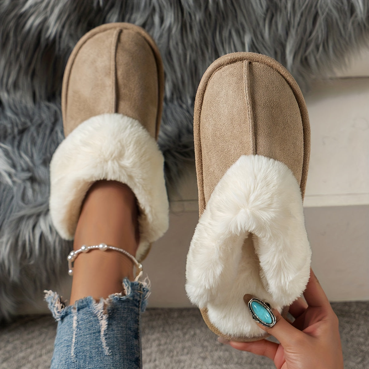 Fluffy Furry Slippers Rg7412