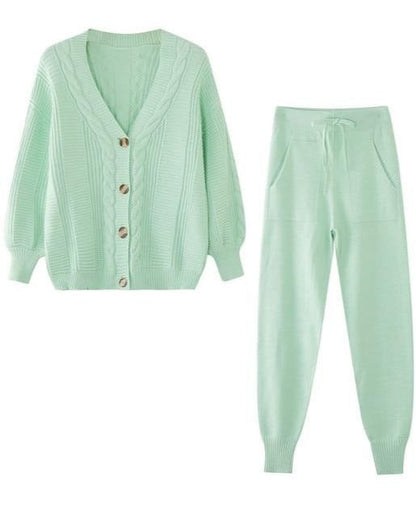 Varvara Cardigan & Pants Set