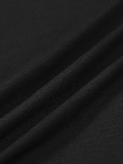 Stylish Color One-shoulder Long Sleeves T-shirt Top