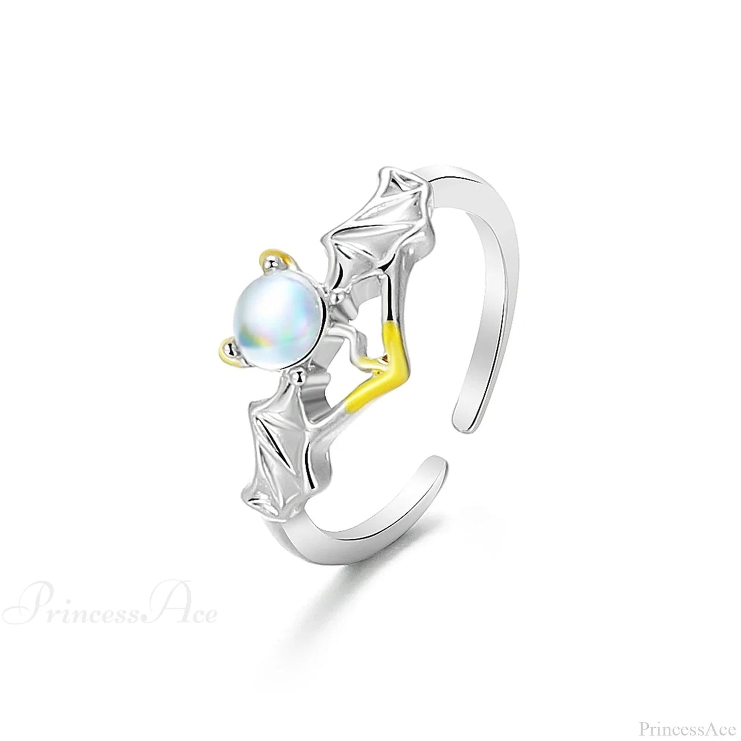 Dark Animal Butterfly Zircon Star Ring