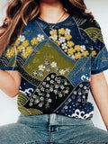 Traditional Japanese Pattern Vintage T Shirt elevenforest