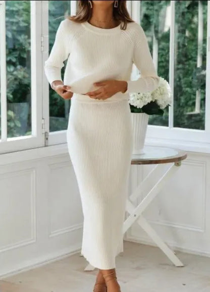 Ellada Knit Sweater & Skirt Set