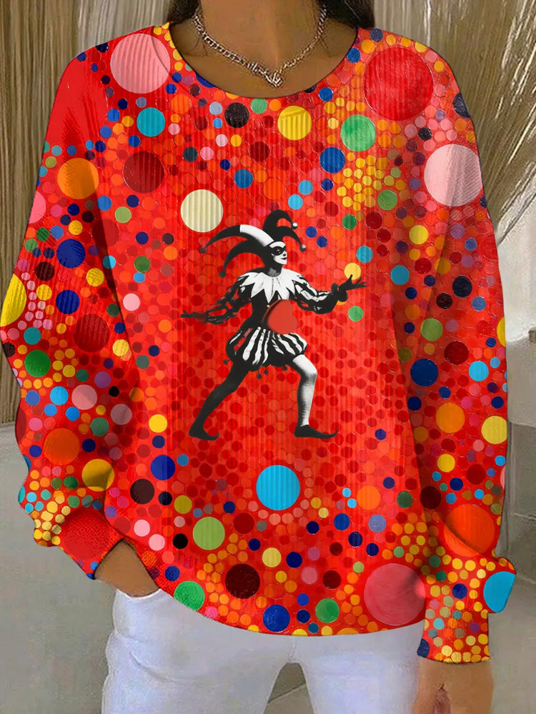 Comstylish Frauen Deutschland Köln Karneval Print Casual Sweatshirt