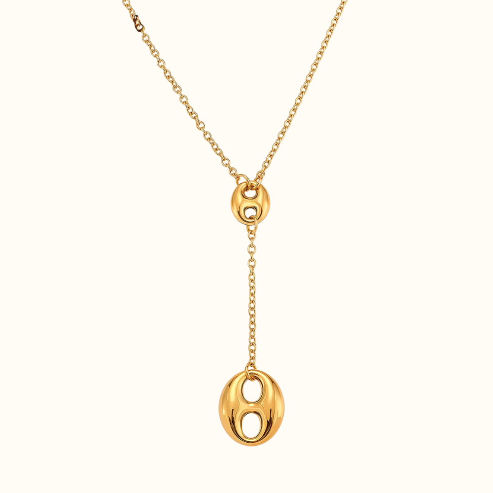 Geovanna Oval Link Y-chain Necklace