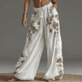 Women's Vintage Floral Pattern Art Casual Pants elevenforest