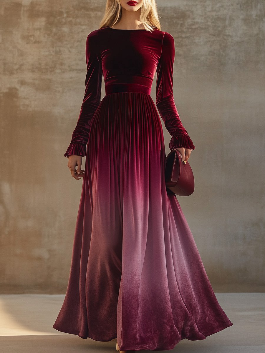 Wine Red Gradient Pink