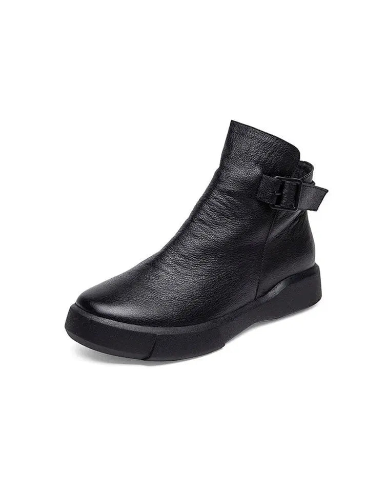 Leather Ankle Boots for