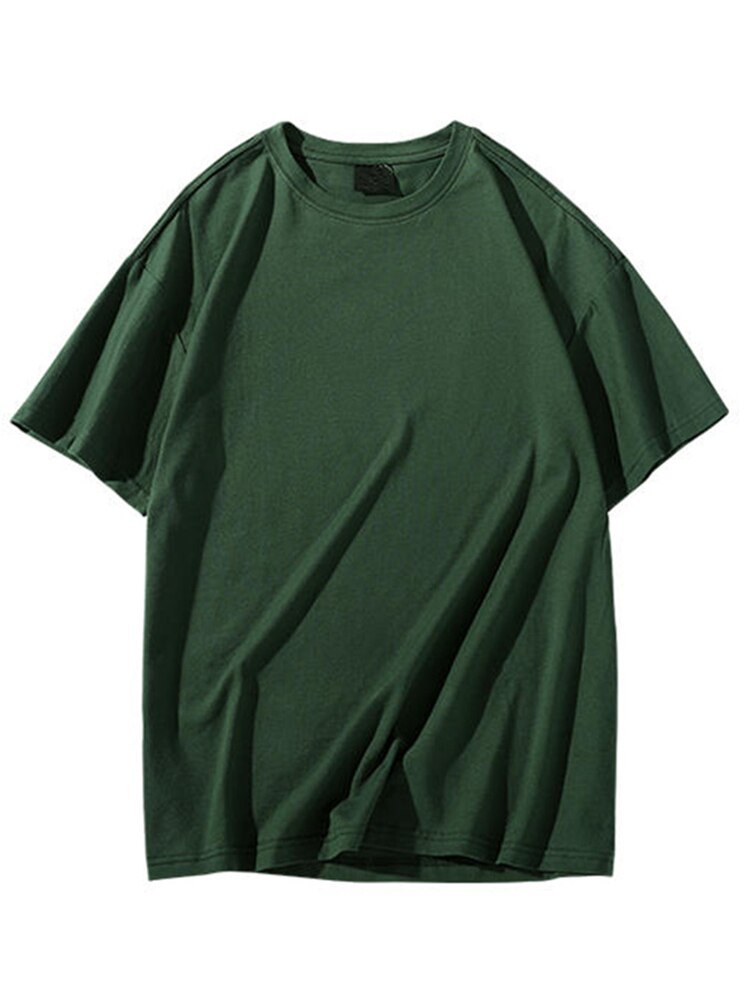 Summer Short Sleeve T-shirt Tee Shirt Loose Basic T Shirt O-neck Hipster Tshirt Top 5xl