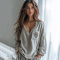 Vintage Tree Art Cotton Linen Comfy Shirt elevenforest