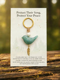 Comstylish Peace Bird And Courage Keychain