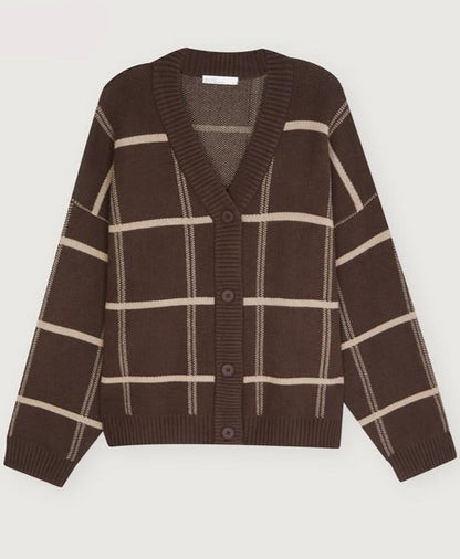 Lorra Plaid Cardigan