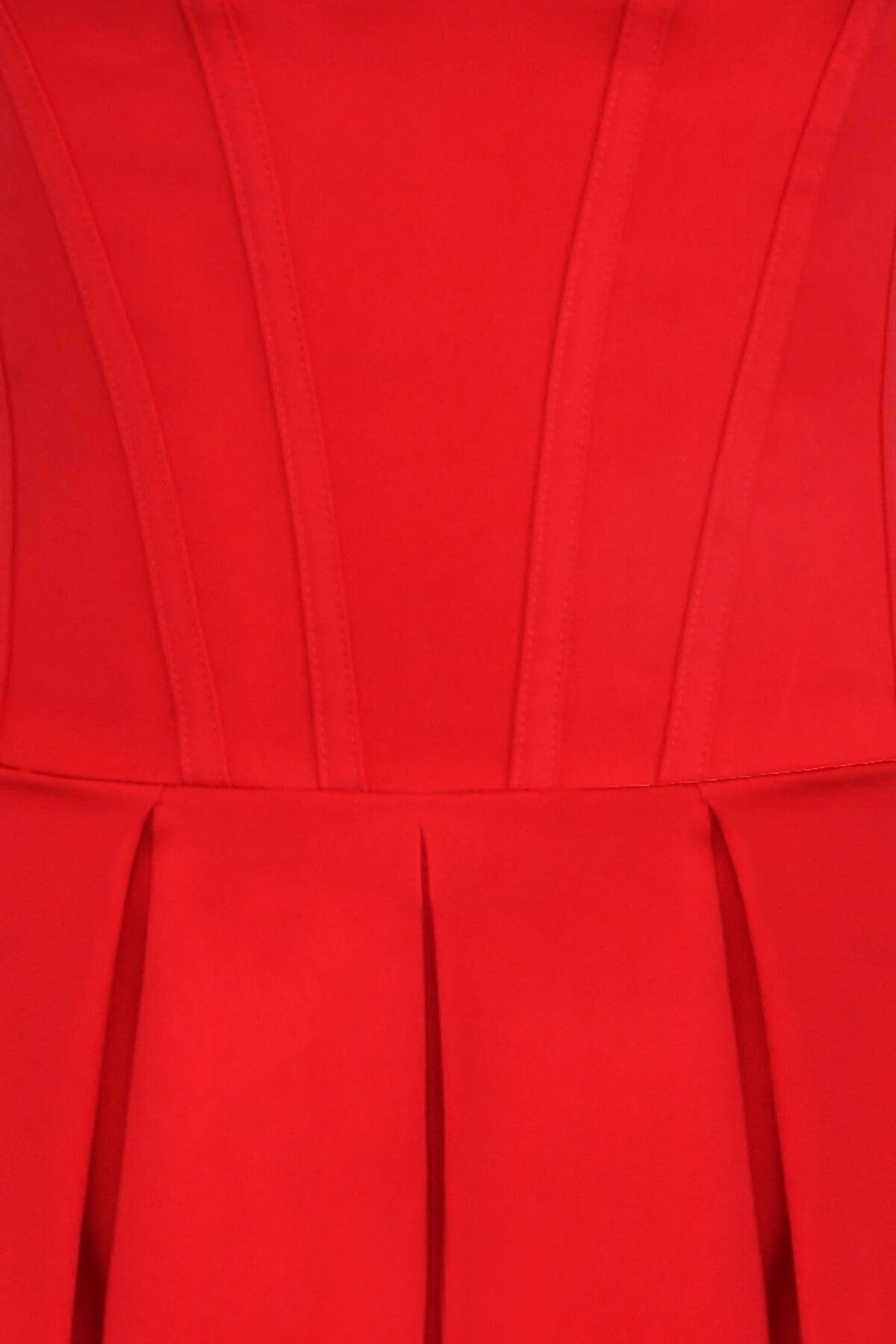 Strapless Sweetheart Neckline Midi Dress