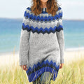 Vintage Fair Isle Cozy Sweater Dress elevenforest