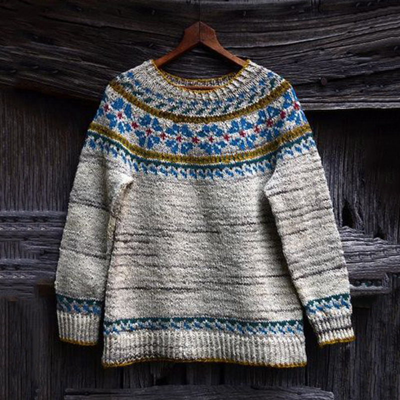 Vintage Fel Island Jacquard Comfy Sweater elevenforest