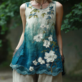 Women's Vintage Japanese Cherry Blossom And Bamboo Art Shirt elevenforest