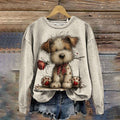 Comstylish Valentine's Day Art Print Casual Sweatshirt