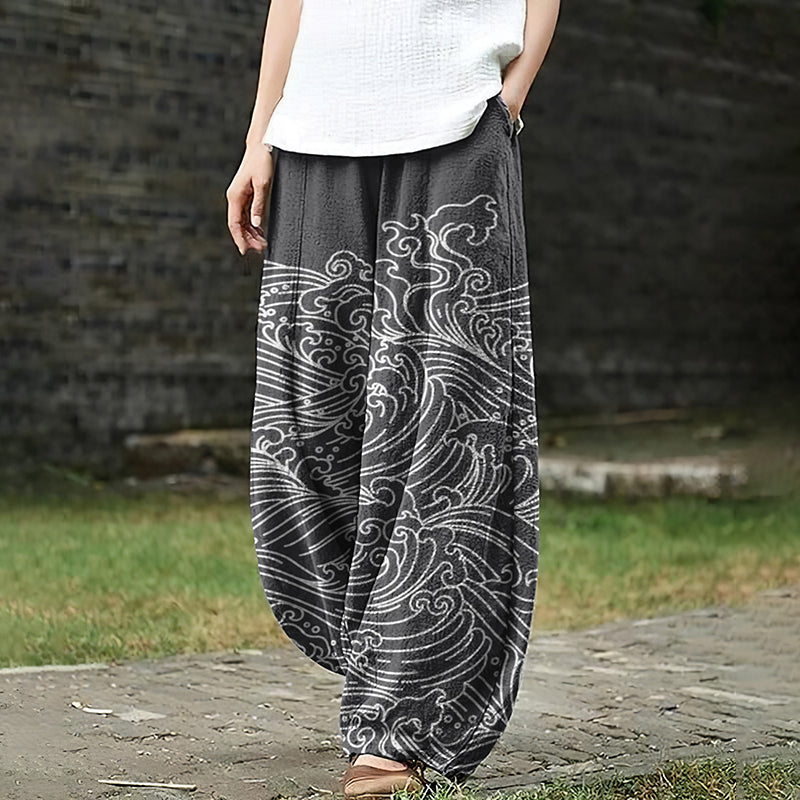 Japanese Style Marine Casual Pants elevenforest