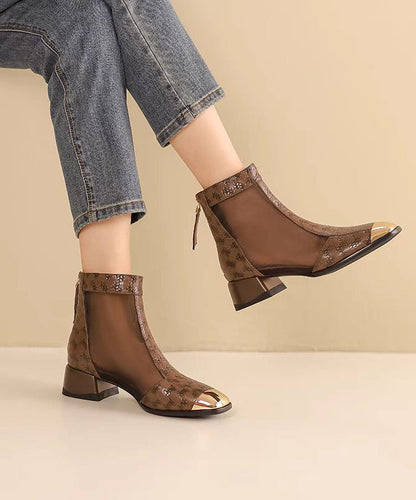 Subtly Elegant Boots with a Refined Vintage Look