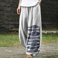 Women's Japanese Art Fish Pocket Loose Casual Pants elevenforest
