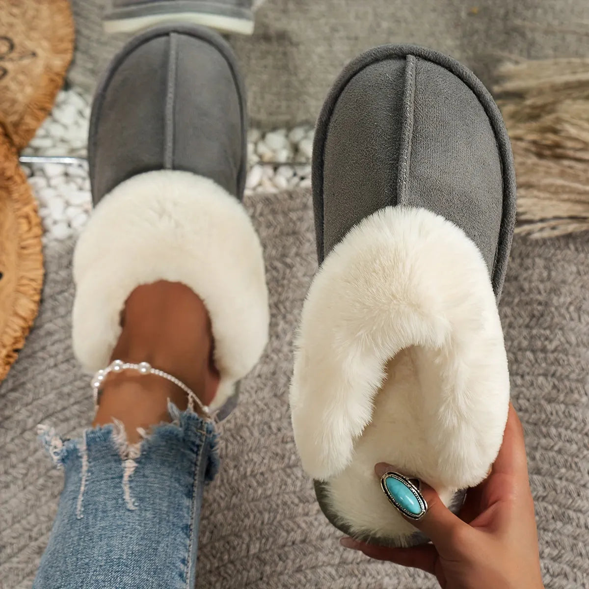Fluffy Furry Slippers Rg7412