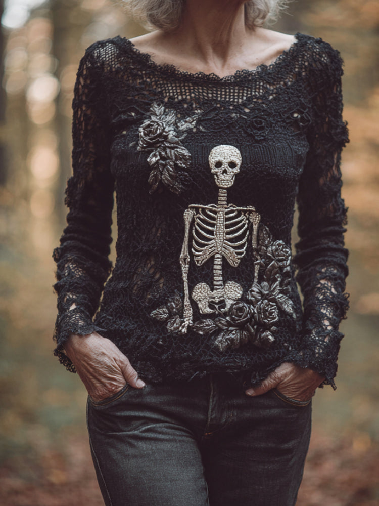 Gracefully Designed Sweater