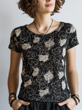 Comstylish Cat Short-sleeved Shirt