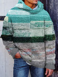 Men's Vintage Knitted Cozy Chunky Hooded Sweater elevenforest