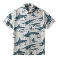 Sea Shark Button-up Shirt elevenforest