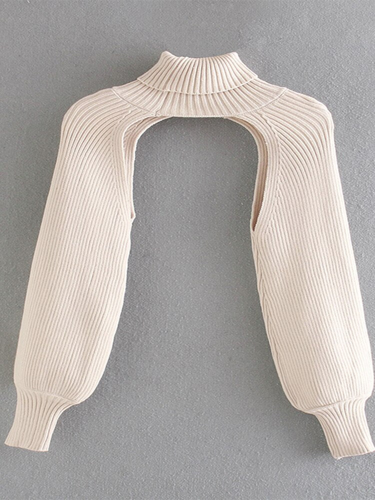Neue Frauen Rollkragen Kragen Langarm Stricken Pullover Femme Design Pullover High Street Damen Tops