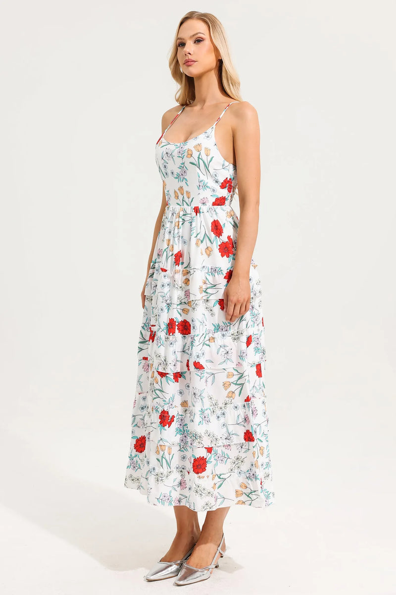 Tiered Cami Maxi Dress
