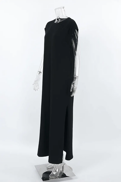 Street Pocket O Neck Vest Dresses